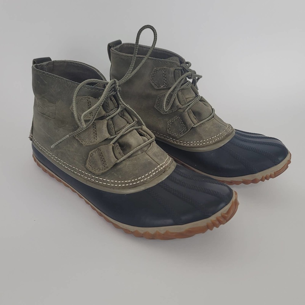 SOREL Out N About Waterproof Lace Up Ankle Rain Boot #S195